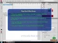 Timeline and inserting key frames in Adobe Flash CS4