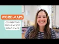 What is Word Mapping to Connect Phonemes to Graphemes word mapping activities in reading