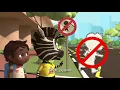 Mr Zebra Road Safety Cartoon: Episode 1- Kerb Drills