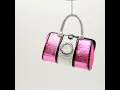 Stylish Pink Handbag - Blown Glass Christmas Ornament CC-0520