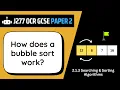 Bubble Sort 1 3 OCR GCSE Computer Science J277