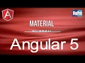 How to use Angular Material Button for Angular5