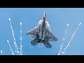 Download Lagu AGGRESSIVE F-22 RAPTOR INSANE ACTION!! (Cobra \u0026 Flare Maneuvers, Fly-Bys!)