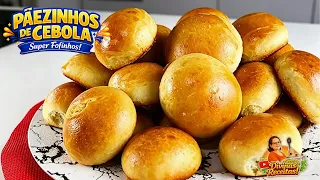 MISTUREI CEBOLA NO LIQUIDIFICADOR E SAIU UM PÃO QUENTINHO E MACIO