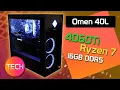 Omen 40L Gaming Desktop Review R7 7700 4060 TI 16GB - An Outstanding Take on 40 Series PCs