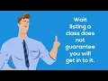 Waitlist Classes