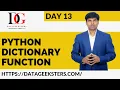 13 - Dictionary Function in Python
