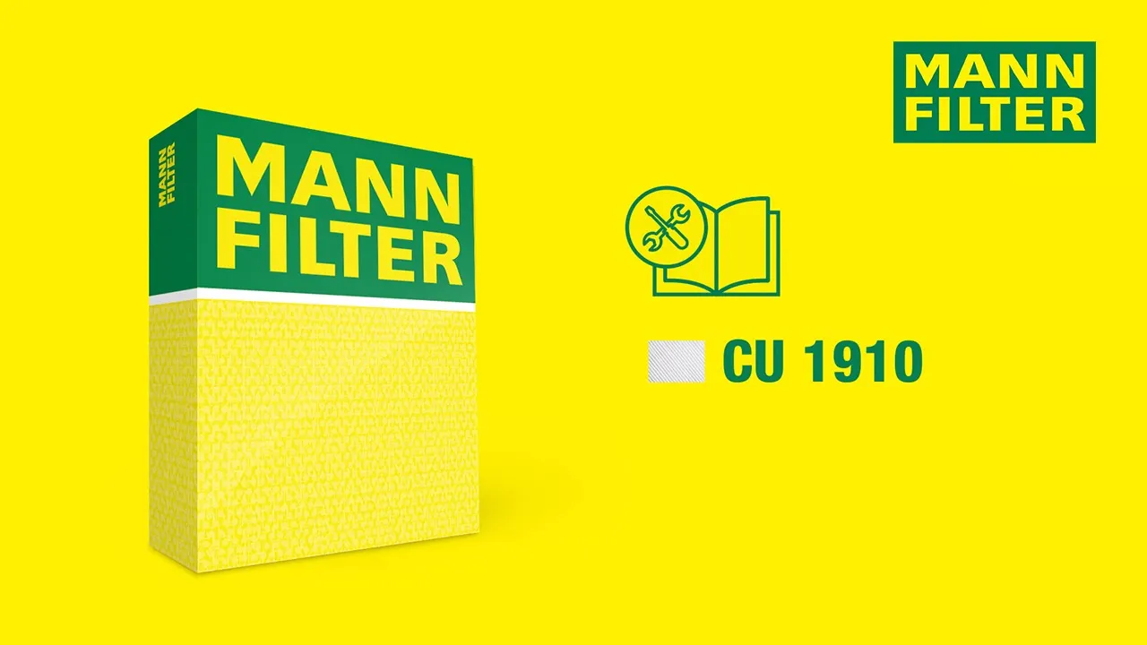 How to change a cabin air filter by MANN-FILTER I CU 1910