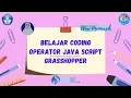 Belajar Coding Operator Java Script dengan Grasshopper