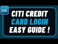 Citi Credit Card Login - Sign In Citi Bank Credit Card