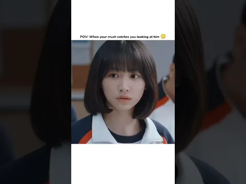 When your crush catches you looking at him 💓 || Cdrama 🎭 Always Home #shortvideo #fyp