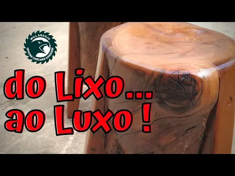 Download MP3 Do lixo ao luxo. Tronco de poda de árvore pode virar arte? Veja que transformação.