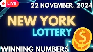 New York Midday Lottery Results For - 22 Nov 2024