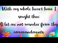 Psalm 119 Beth | Psalms in Songs