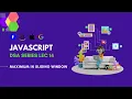 Leet code 239 Sliding Window Maximum Javascript DSA Series L 15 Deque Example