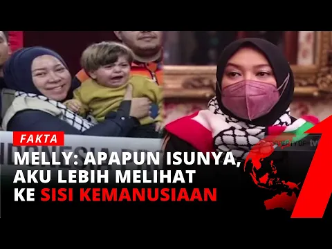 Suara Bergetar, Melly Goeslaw Cerita Kondisi Anak-anak Palestina | Fakta tvOne