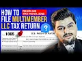 How to File a Multimember LLC Tax Return Form 1065 Step-by-Step Guide