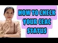 CEAC TO CHECK YOUR OR CASE READY