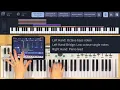 That's My King Piano & Keys Playthrough - Cece Winans - Song Specific Patch Sunday Keys
