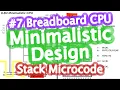 Breadboard Computer With Minimalistic Design Microcode Stack Magic