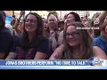 Jonas Brothers  - No Time To Talk Live On The Today Show 
