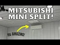 Mitsubishi Mini Split Heating and Cooling For Garage
