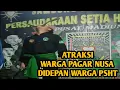 Download Lagu ATRAKSI WARGA PAGAR NUSA DIDEPAN WARGA PERSAUDARAAN SETIA HATI TERATE (PSHT) MADURA GUYUB RUKUN