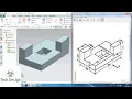 Unigraphics NX-Basic Part modeling Example 3 for begginers