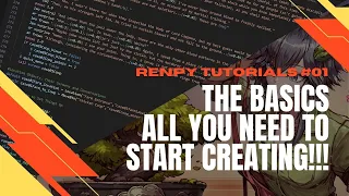 Renpy Tutorial 01 - The Basics 2025 8 x