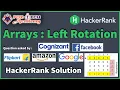 HackerRank Array Left Rotation Array Left Rotation Solution Fox-Tech Academy