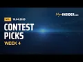 2020 NFL Odds Predictions Week 4 Contest Picks