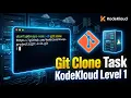 KodeKloud Git Level 1 Clone Git Repository on Storage Server DevOps Practice Lab