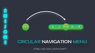 Best Circular Navigation Menu using Html CSS JavaScript Circle Radial Menu