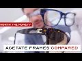 How to choose ACETATE frames EVERYTHING You Need to Know