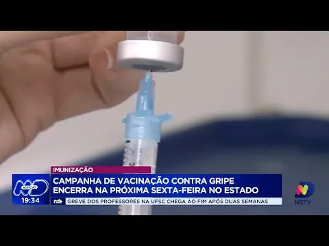 Campanha de vacinação em SC: última semana contra a gripe e início contra poliomielite