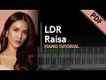 Download Lagu Raisa - LDR (Piano Tutorial + Not Angka)