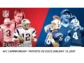 Tom Brady vs Peyton Manning 2006 AFC Championship Patriots vs Colts NFL Full Game