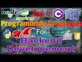 Top 5 Programming Languages for Backend Web Development in 2024