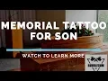 Memorial Tattoo Ideas For Son Using Cremation Ashes in Tattoo Ink For a Memorial Tattoo