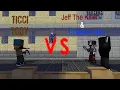 Jeff the Killer Eyeless Jack vs Ticci Toby Slenderman Minecraft Battle Animation