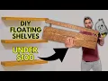 How to Build Floating Shelves for UNDER 100