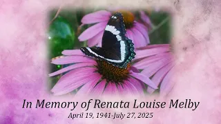 August 9th 2025 Renata Louise Melby Funeral Service