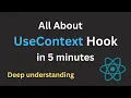useContext Hook in React JS in 5 Minutes React Context API