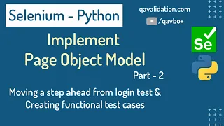 Selenium Page Object Model with python - Part