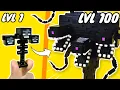 Small vs Large Lego Minecraft Mobs