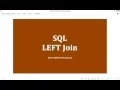 41 - SQL LEFT Join
