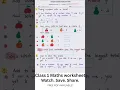 Class 1 Maths Addition Worksheet Fun Easy Addition Practice for Kids Free Learning PDF