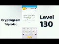 Cryptogram Tripledo Level 130 Solutions Logic Puzzle Game Mini Boss