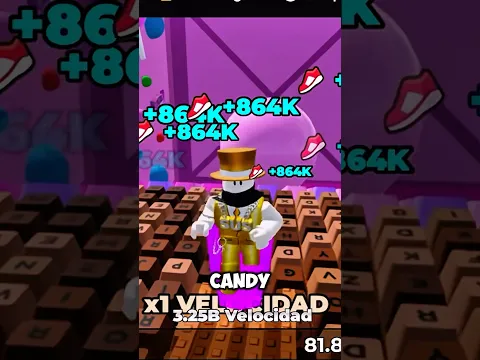 🔥 Escapa del Teclado con la Caminadora candy 🍬 #parati #roblox #gamer #foryou