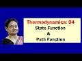 62 Chemical Thermodynamics - 04 State Function Path Function